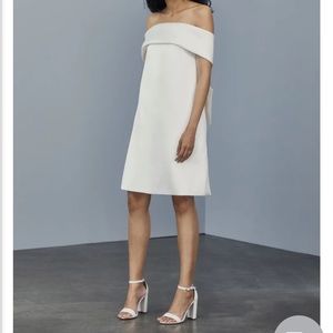 Amsale Bow Back Shift Dress